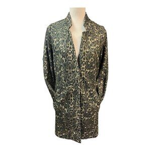 Vero Moda Womens Brushed Animal Print Unlined Jacket~Size XS~Stitch Fix NWT